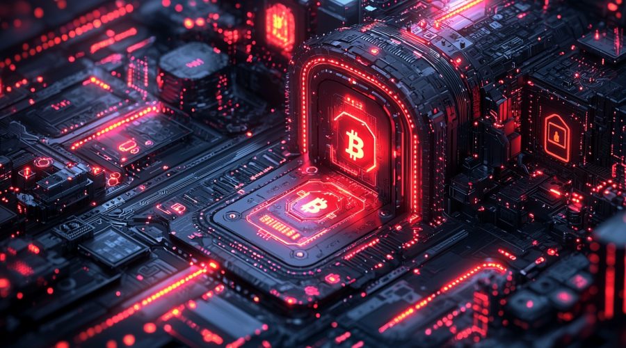 Digital vault secured by blockchain layers